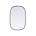 Elegant Decor Brynn Decorative Mirror Brynn - MR2B2436BLK - Modern Contemporary