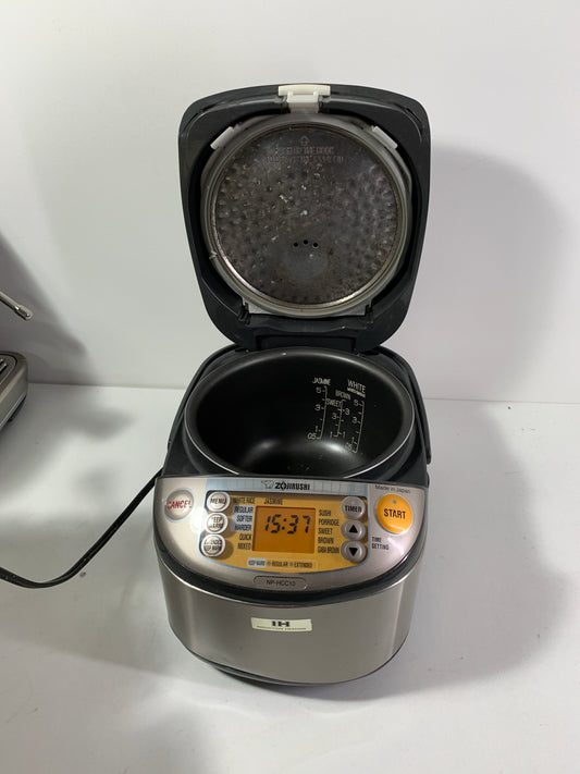 Used Zojirushi Induction Heating System Rice Cooker and Warmer (5.5-Cup) - Silver