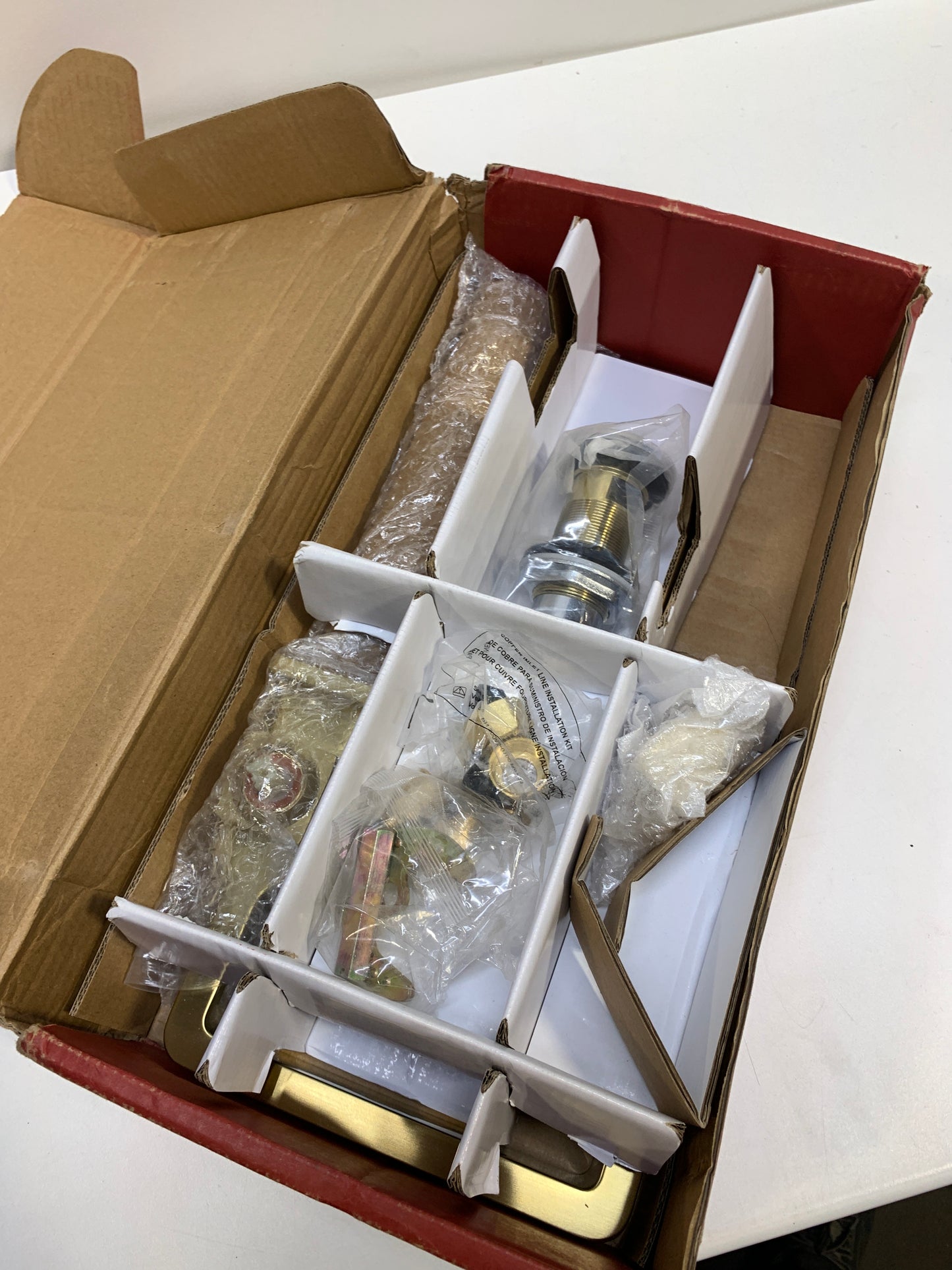 Pfister LG42-VRV Metal Brushed Gold Bathroom Faucet