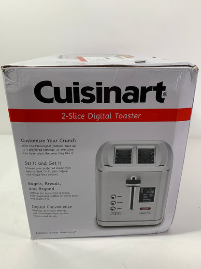 Cuisinart Cpt-720 2-Slice Digital Toaster with MemorySet Feature - Stainless Steel