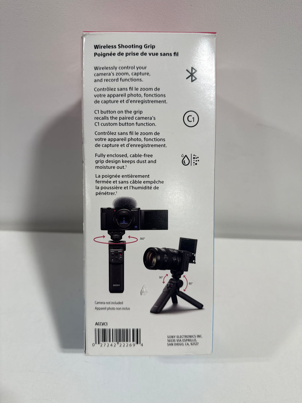 Sony ACCVC1 Vlogger Accessory Kit (Gpvpt2Bt + SFE64/T1) - *Cameras Camcorders & Drones
