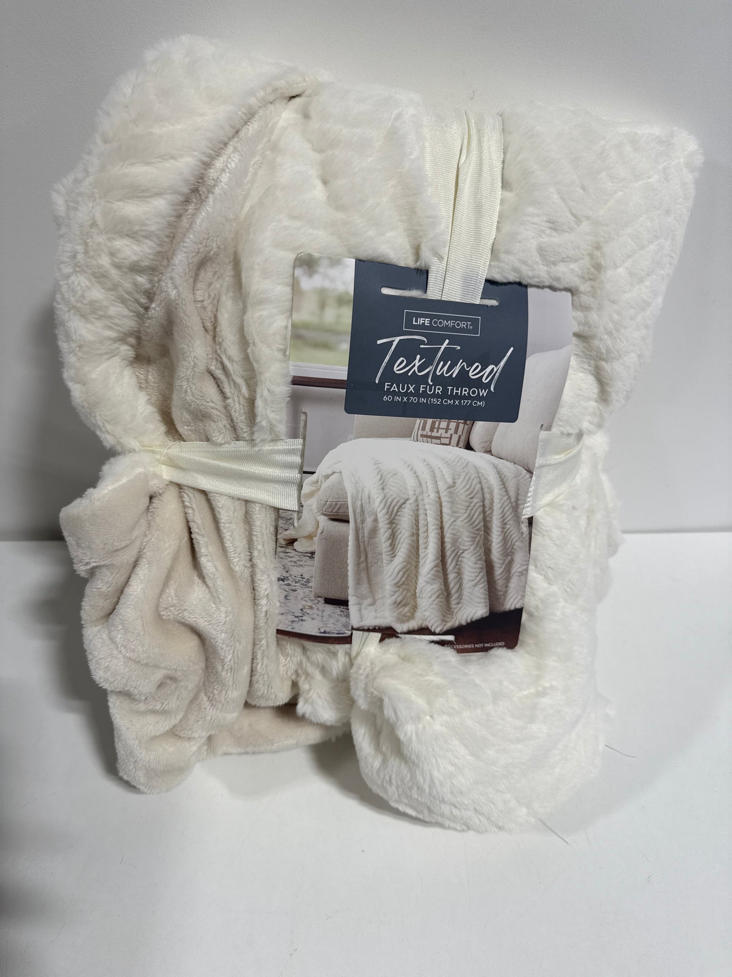 Life Comfort Reversible Sherpa Fleece Blanket