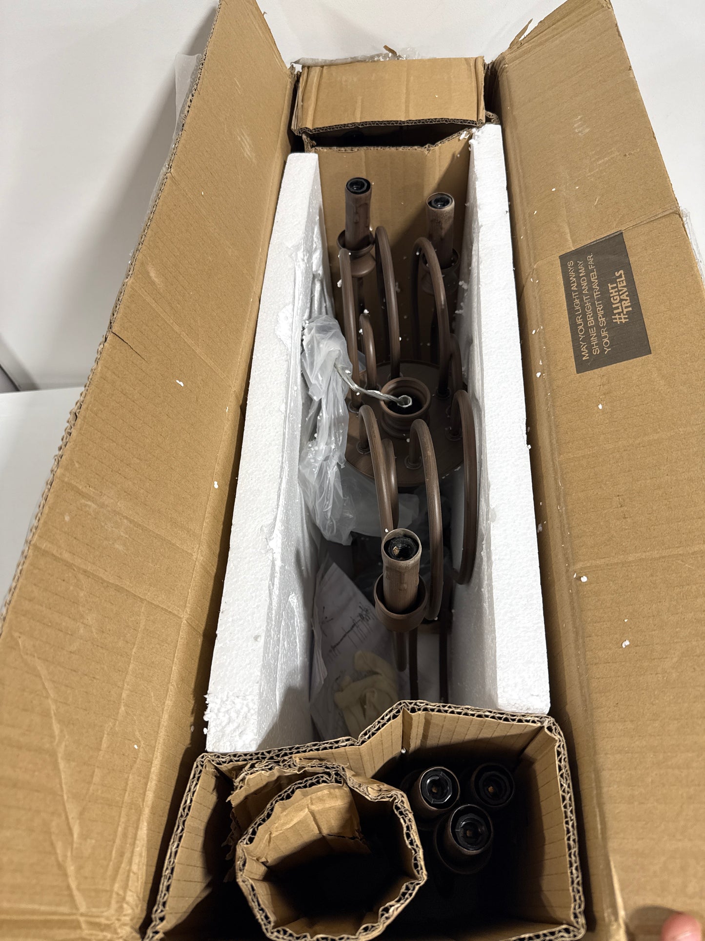 Elegant Lighting Flynx Chandelier Flynx - LD7045D30WD - Traditional