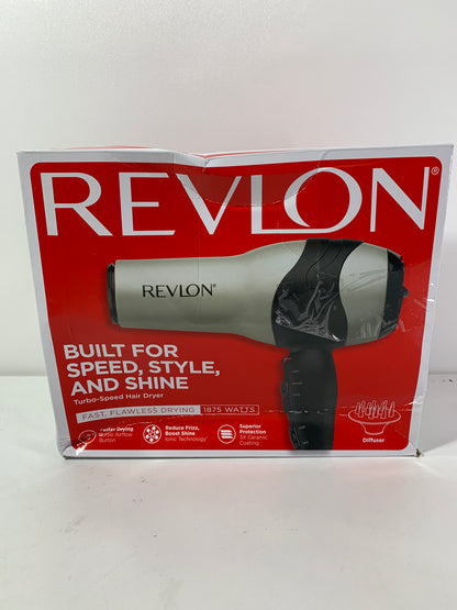 Revlon 1875W Turbo Ceramic + IONIC Hair Dryer Gray