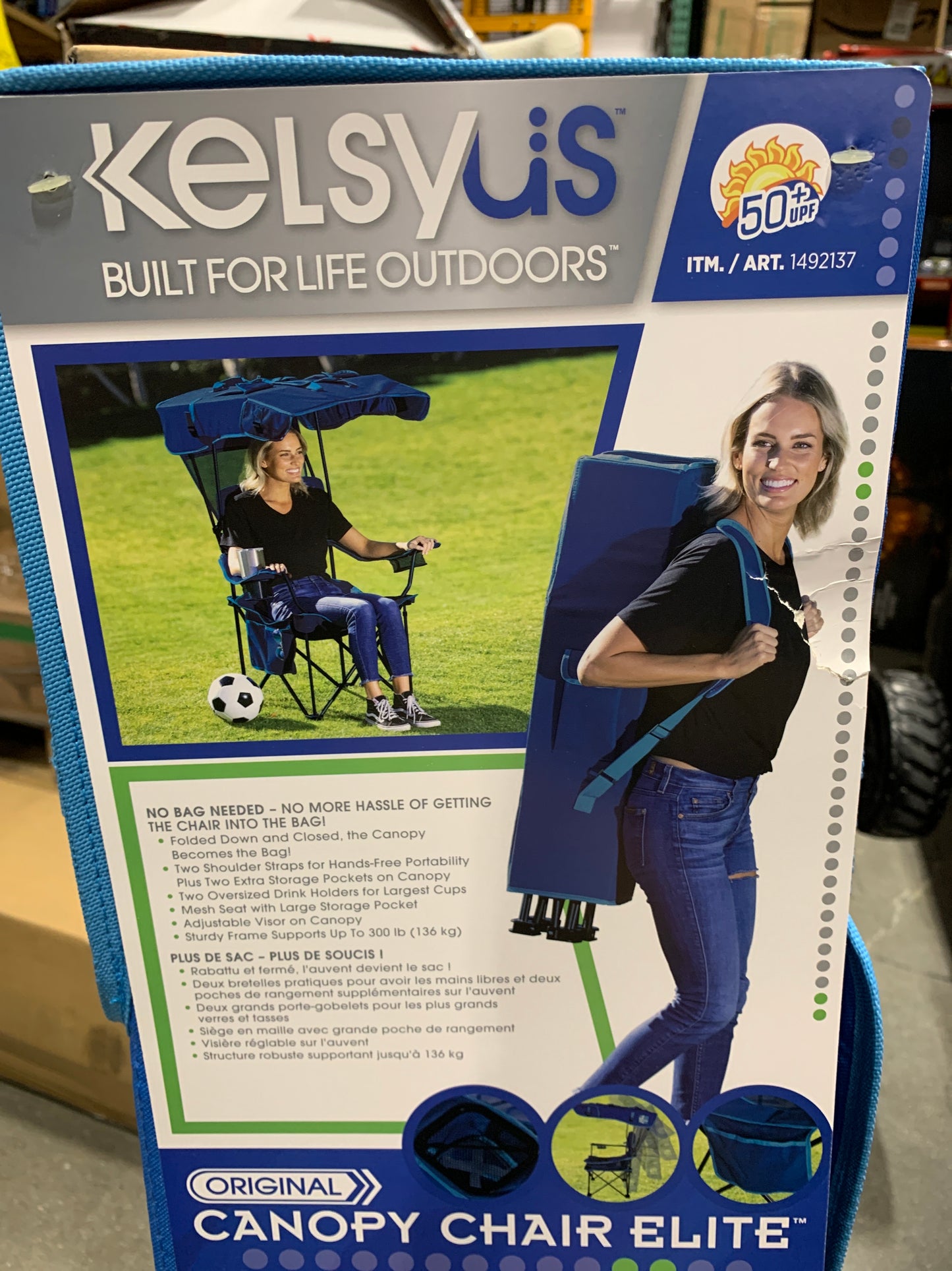 Kelsyus Original Canopy Chair Elite Blue