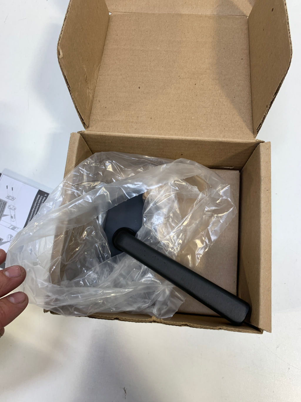 Emtek Cimarron Reversible Non-Turning 1 sided Dummy Door Lever Set from the Sandcast Bronze Collection - *Tools