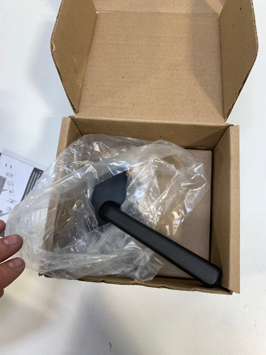 Emtek Cimarron Reversible Non-Turning 1 sided  Dummy Door Lever Set from the Sandcast Bronze Collection