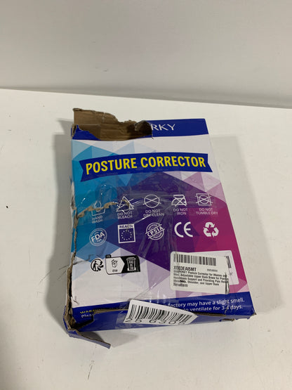 Posture Corrector for Women and Men: Adjustable & Breathable Upper Back Brace - Posture Support for Sitting Work & Daily Use (Small/Medium)