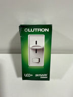 Skylark LED+ Dimmer Switch for Dimmable LED and Incandescent Bulbs 150W LED/Single-Pole or 3-Way White (SCL-153PR-WH)