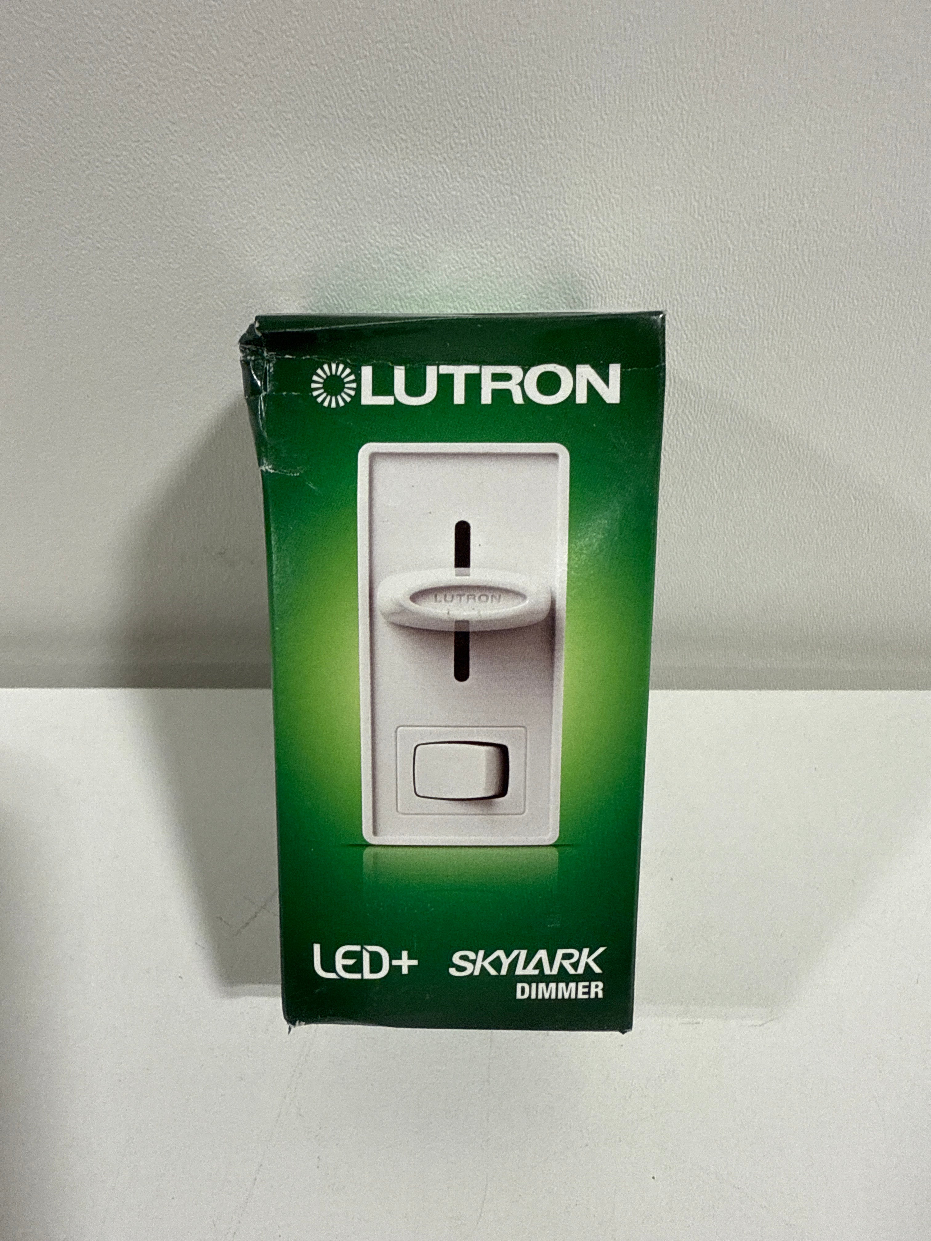 Skylark LED+ Dimmer Switch for Dimmable LED and Incandescent Bulbs 150W LED/Single-Pole or 3-Way White (SCL-153PR-WH)