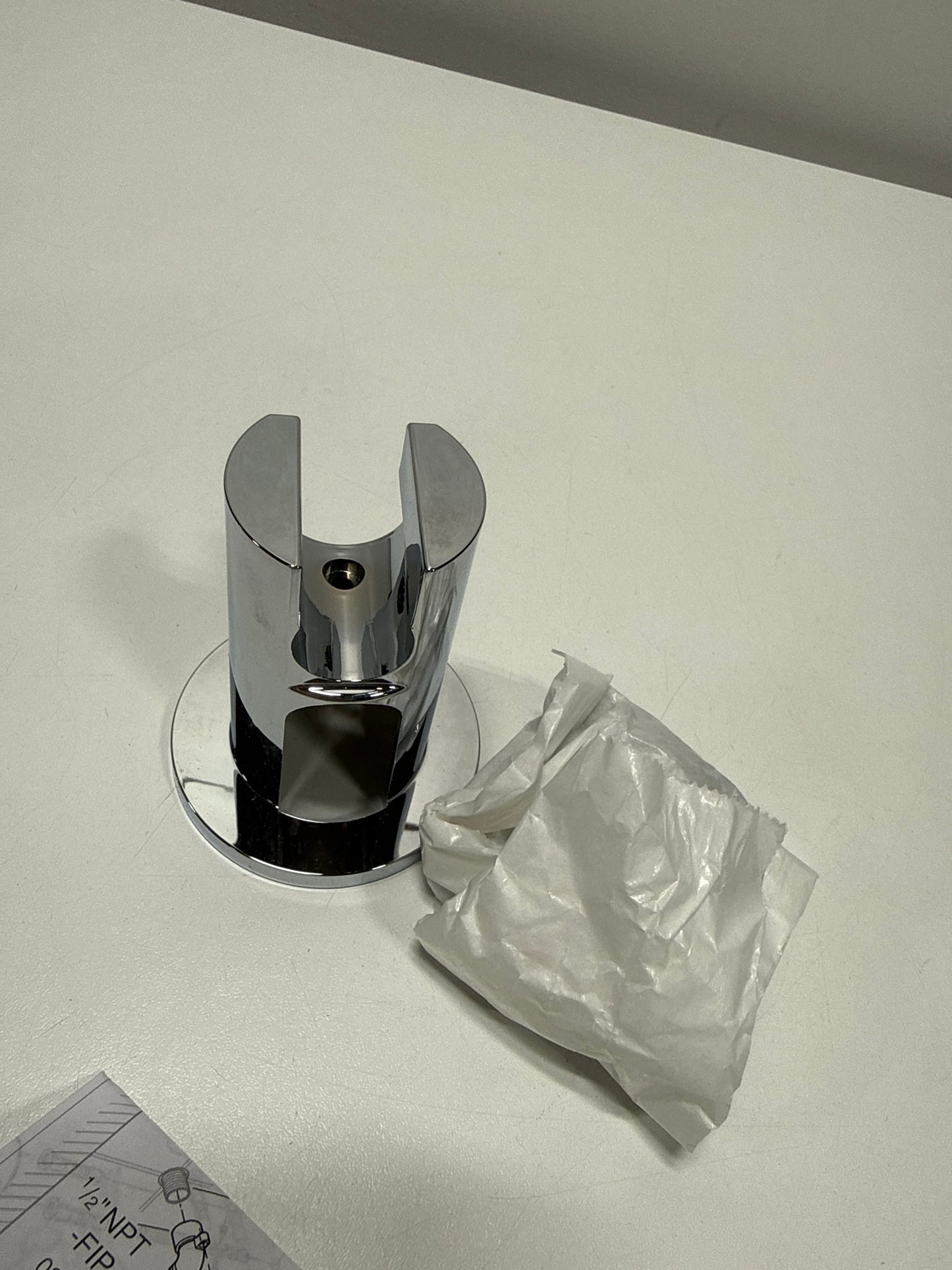 Grohe 28 629 1 Tempesta Wall Supply Elbow with Hand Shower Holder Starlight Chrome