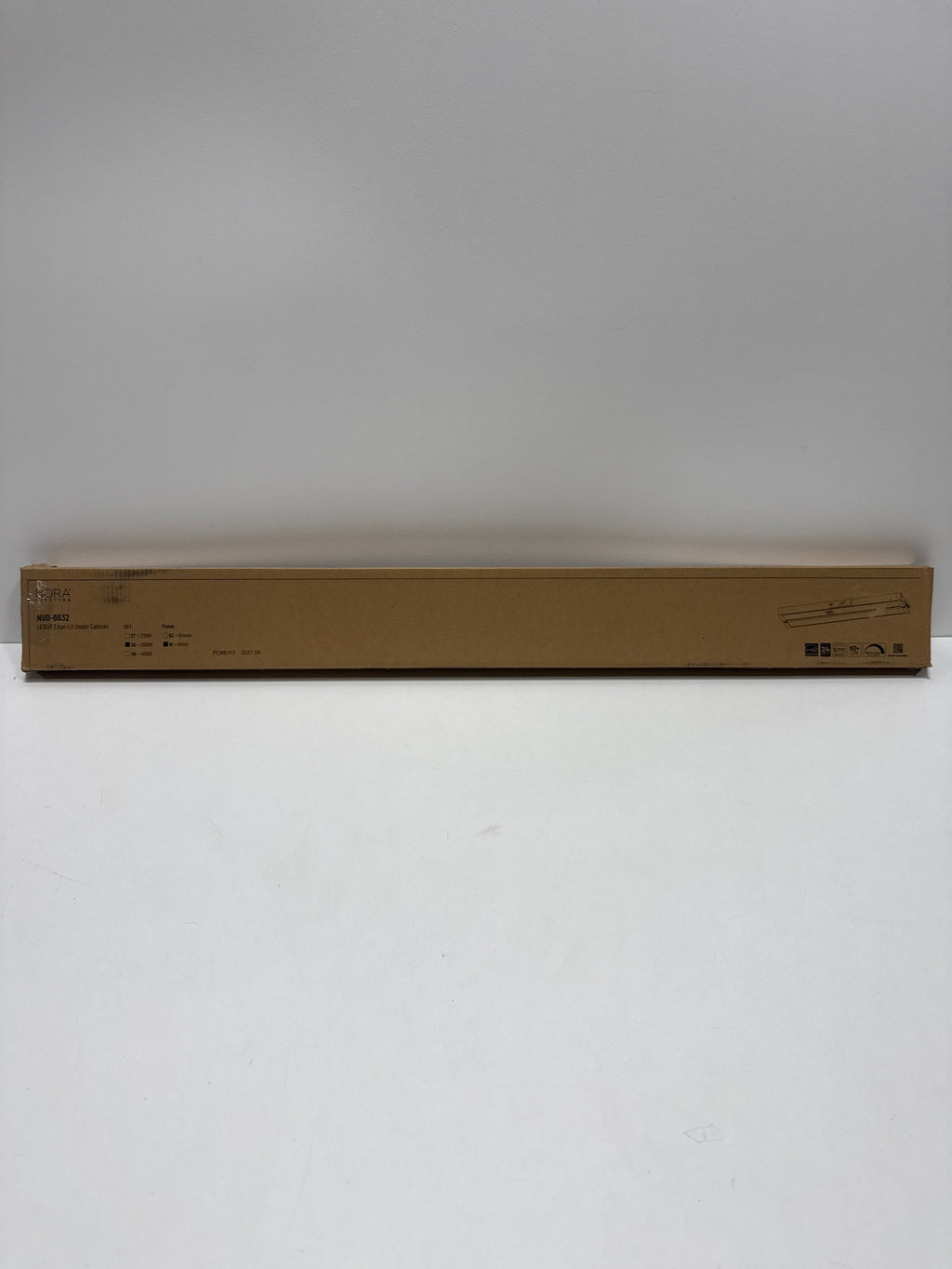 Nora Lighting NUD-8832/30WH Undercabinet LED Light Fixture, 16-Watt 120-Volt, 3000K, 32-Inch, White