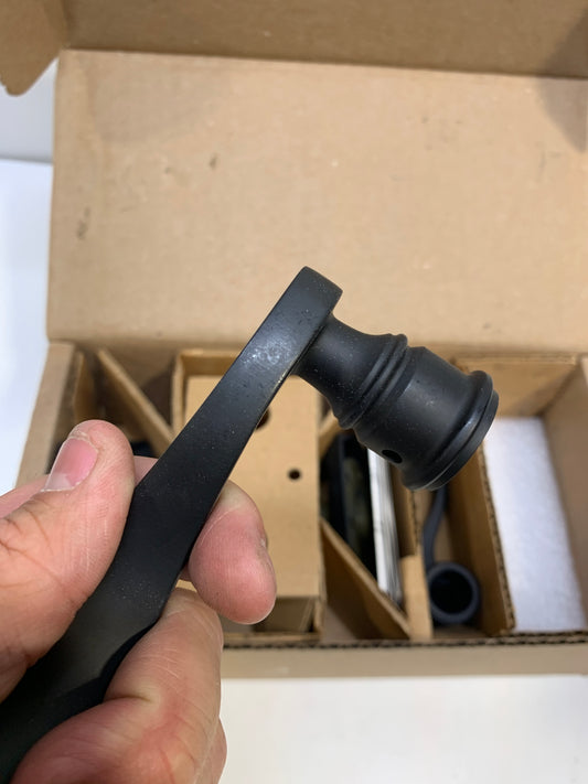 Scratch Baldwin FD.CUR.TAR Curve Non-Turning Two-Sided Through-Door Dummy Door Lever Set