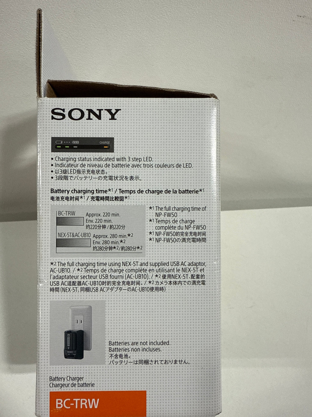 Sony - W Series Battery Charger - Black - *Cameras Camcorders & Drones