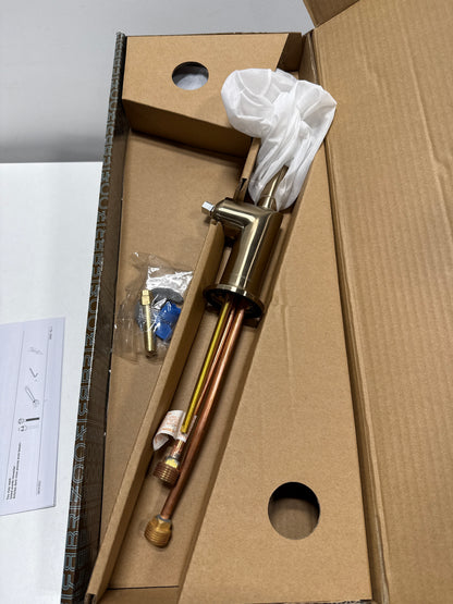 Brizo Odin: Bar Faucet with Square Spout - Less Handle luxe gold