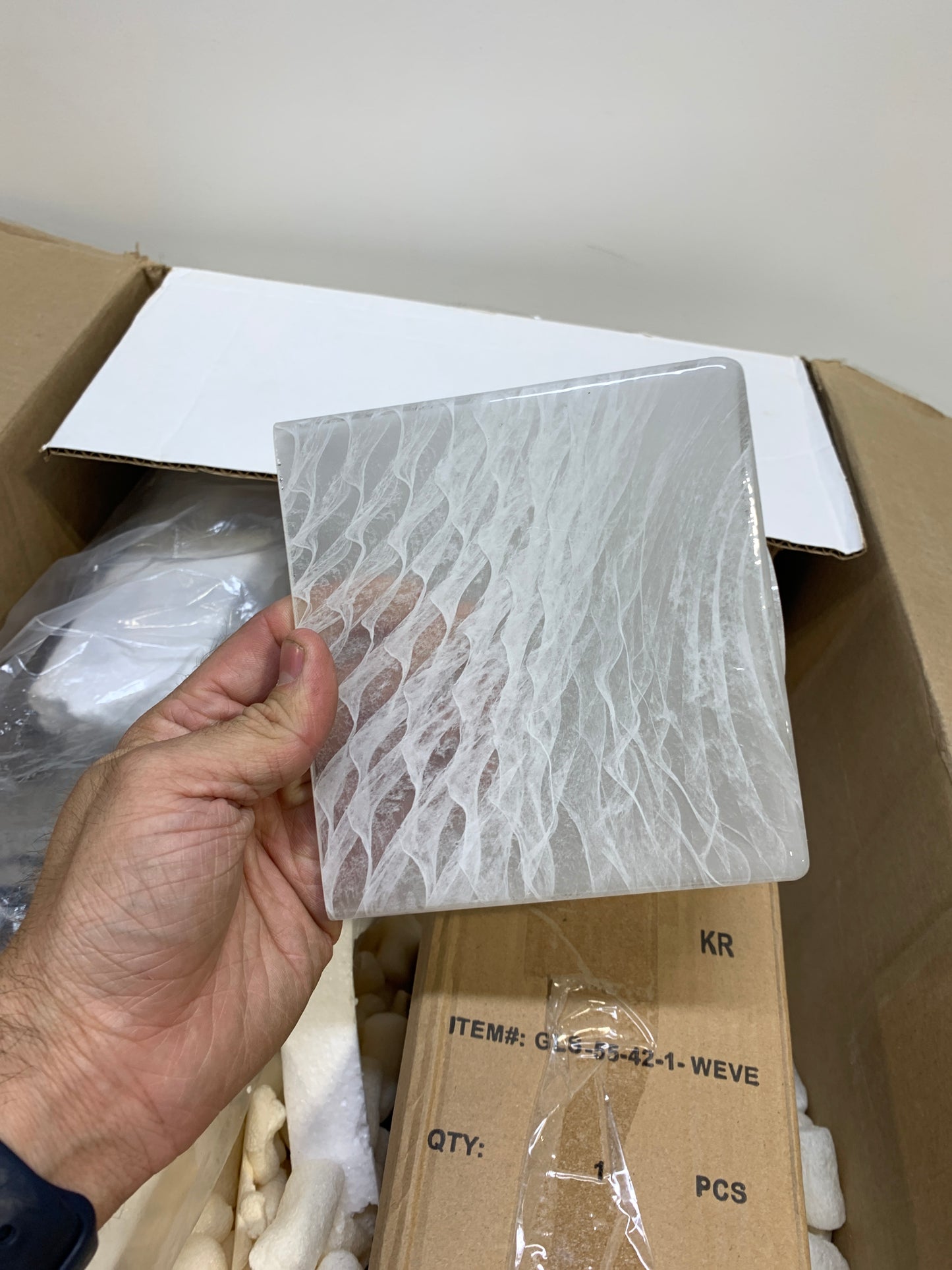 Justice Design Group Lighting FSN-8443-55-OPAL-NCKL-LED3-2100 Fusion Era LED 3-Light Bath Bar-Brushed Nickel Finish with Artisan Glass Opal-Rectangle Shade