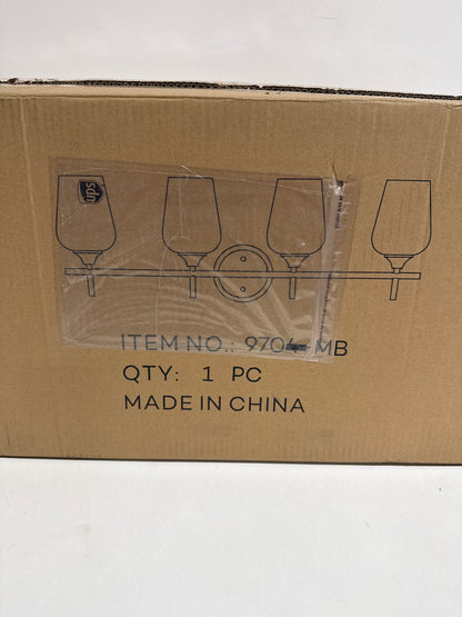 Millennium Lighting Ashford 31 Inch 4 Light Bath Vanity Light Ashford - 9704-MB - Modern Contemporary