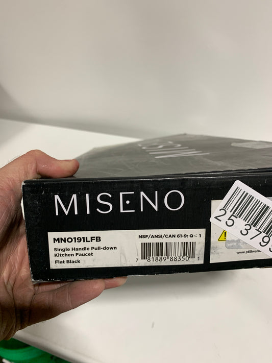 Miseno MNO191L Mia 1.8 GPM Pull Down Kitchen Faucet Flat Black Faucet Kitchen