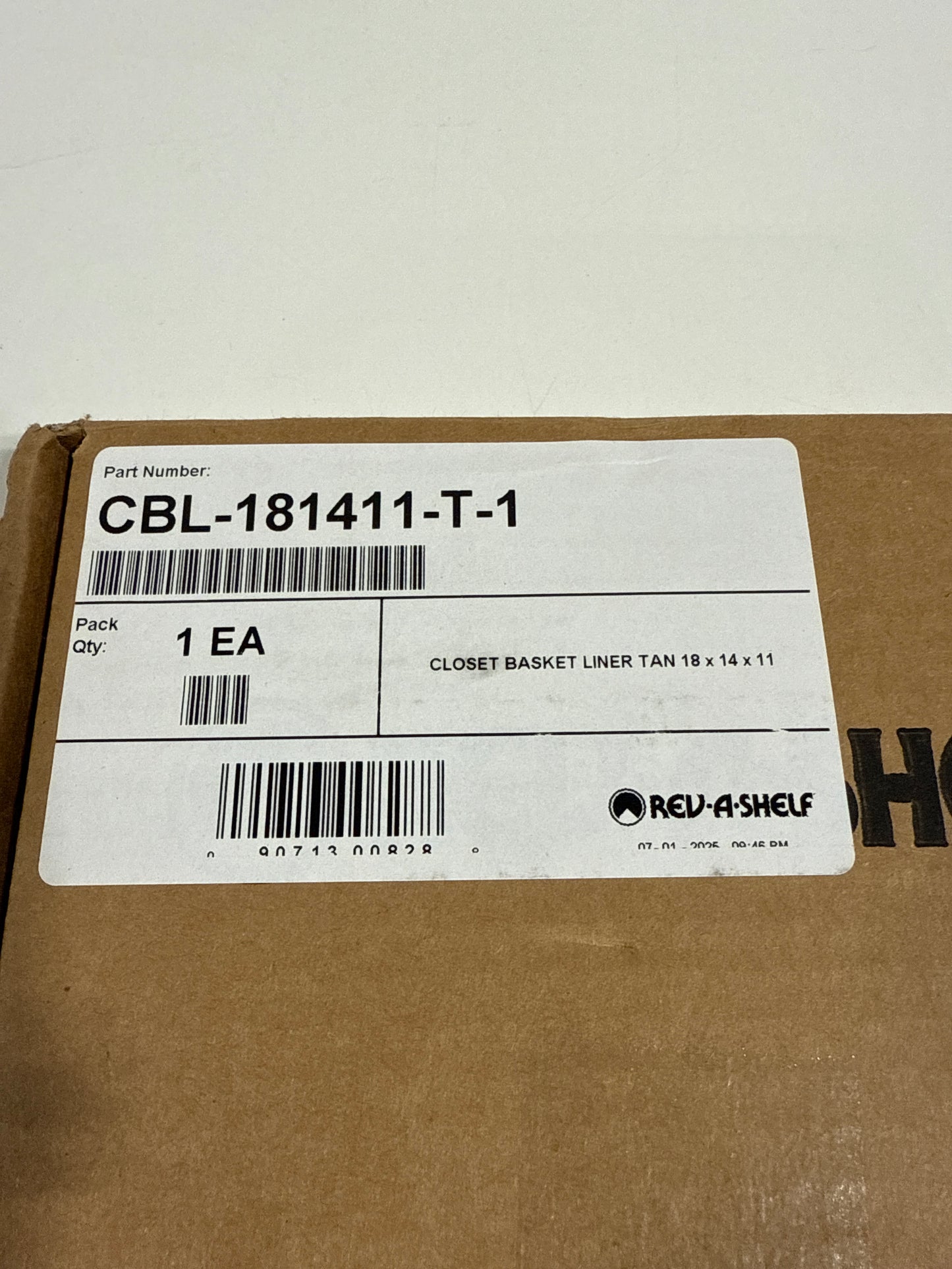 11 in. H x 18 in. W Brown Steel 1-Drawer Wide Mesh Wire Basket Bag