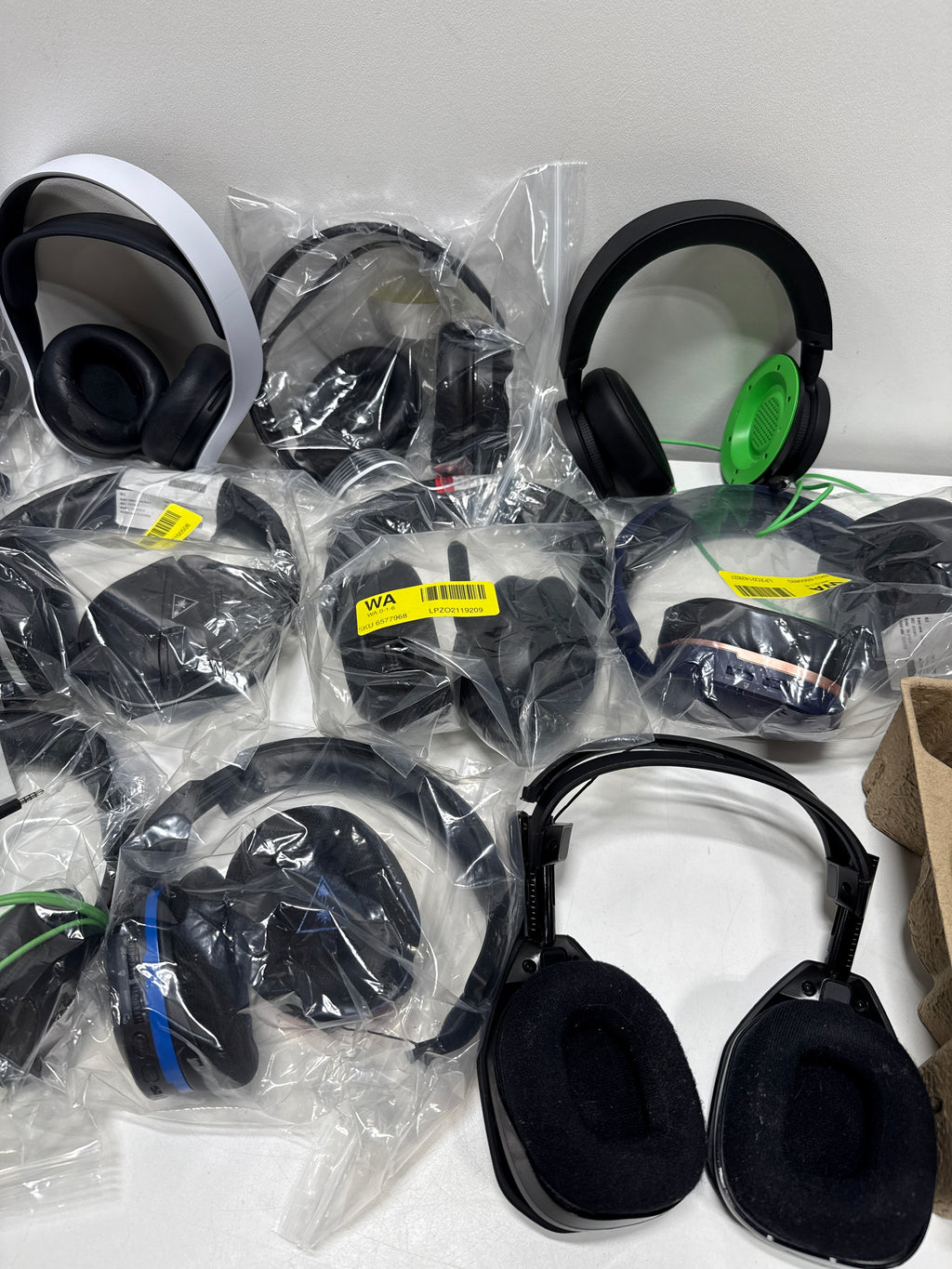 Used/For Parts 12 Gaming Headset Lot Logitech Steelcase and more - *Headphones & Tech Accessories