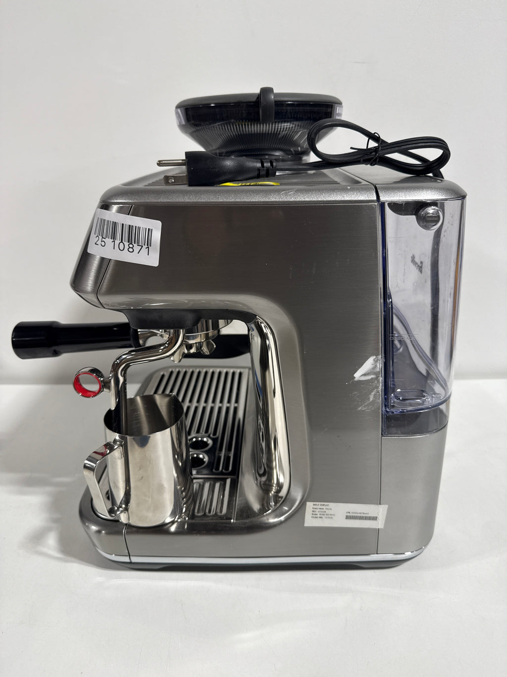 Scratch & Dent Breville the Barista Touch Impress Espresso Machine with Grinder & Milk Frother Espresso Maker