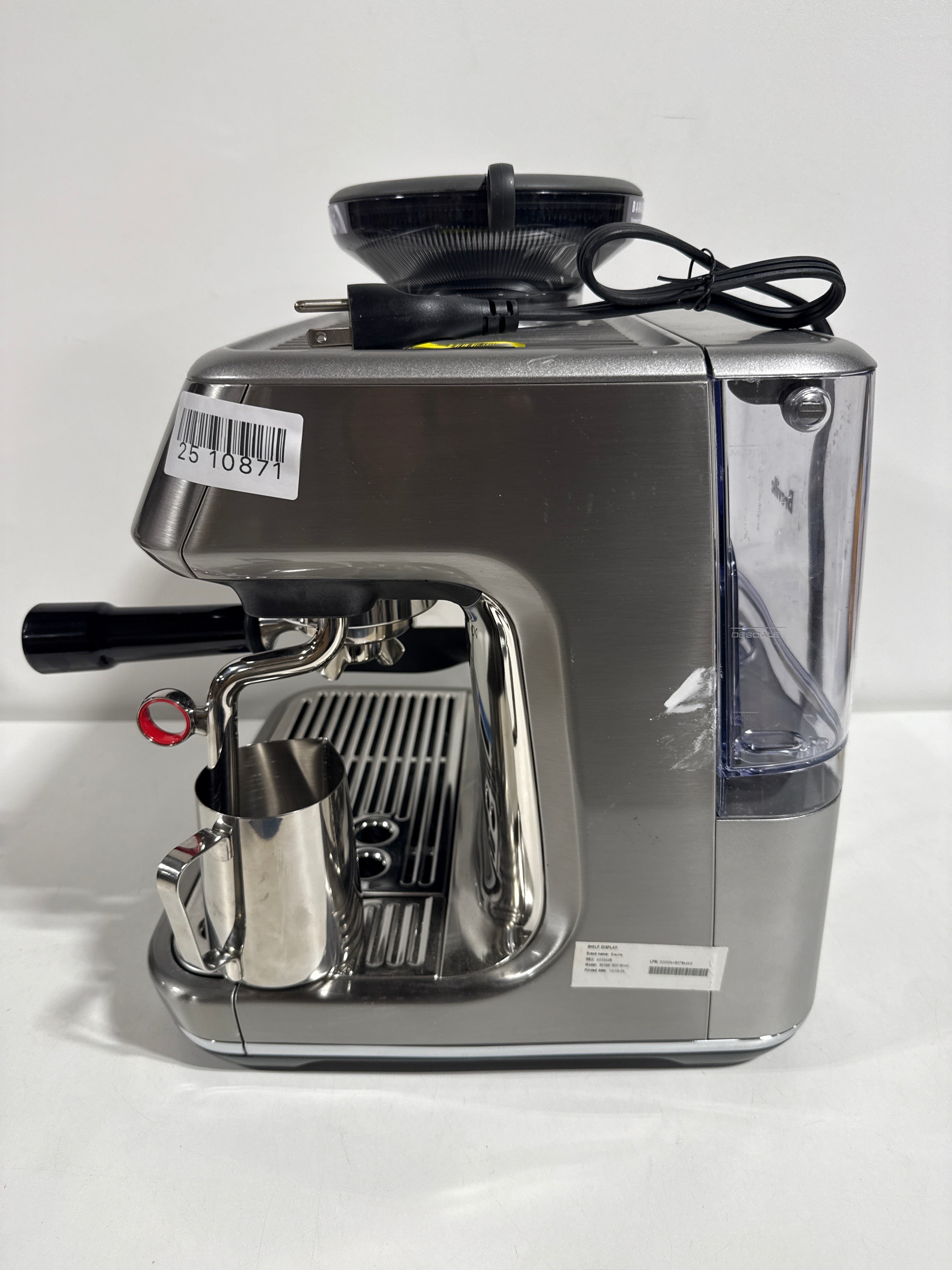 Scratch & Dent Breville the Barista Touch Impress Espresso Machine with Grinder & Milk Frother Espresso Maker