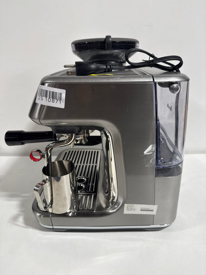Scratch & Dent Breville the Barista Touch Impress Espresso Machine with Grinder & Milk Frother, Espresso Maker with Assisted Tamping, Cappuccino & Latte Machine