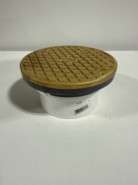 PROFLO PF42807 5-3/4" Brass Cover with 4" Cleanout Pump