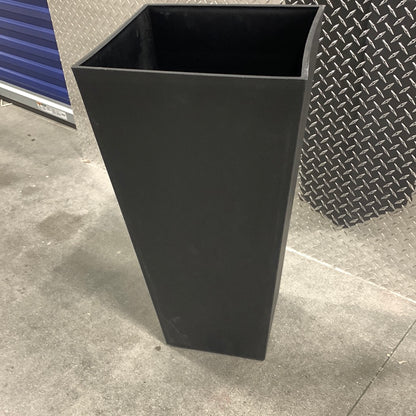 Veradek Midland 30 in. Black Plastic Tall Square Planter