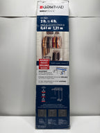 ClosetMaid ShelfTrack Wire Closet Organizer System, Adjustable from 2 to 4 Ft., With Shelves, Clothes Rods, Hardware, Durable Steel, White