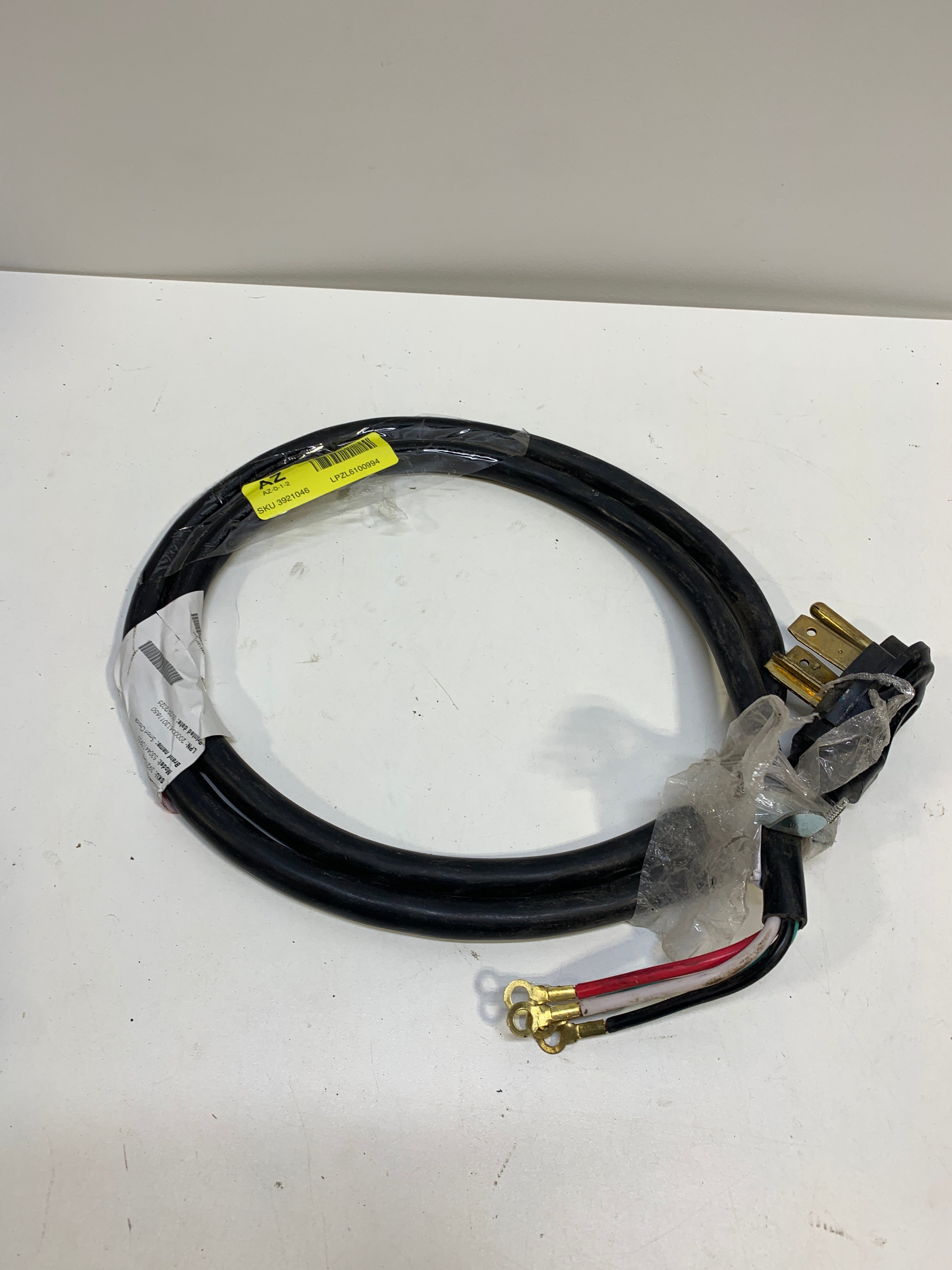 Smart Choice - 6’ 50 Amp 4-Prong Range Cord - black - *Kitchen Appliances