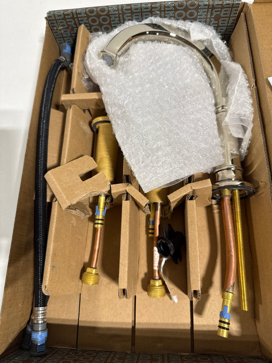 Brizo 65376LF-LHP-ECO Invari 1.2 GPM Widespread Bathroom Faucet Less Drain Assembly and Handle