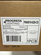 Progress Lighting P800019-CS Intrinsic 6" LED Recessed Baffle Trim with 5X Selectable Color Temperature Satin White