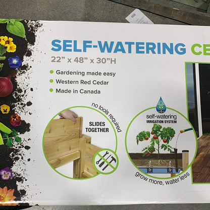Cedarcraft Self Watering Cedar Planter