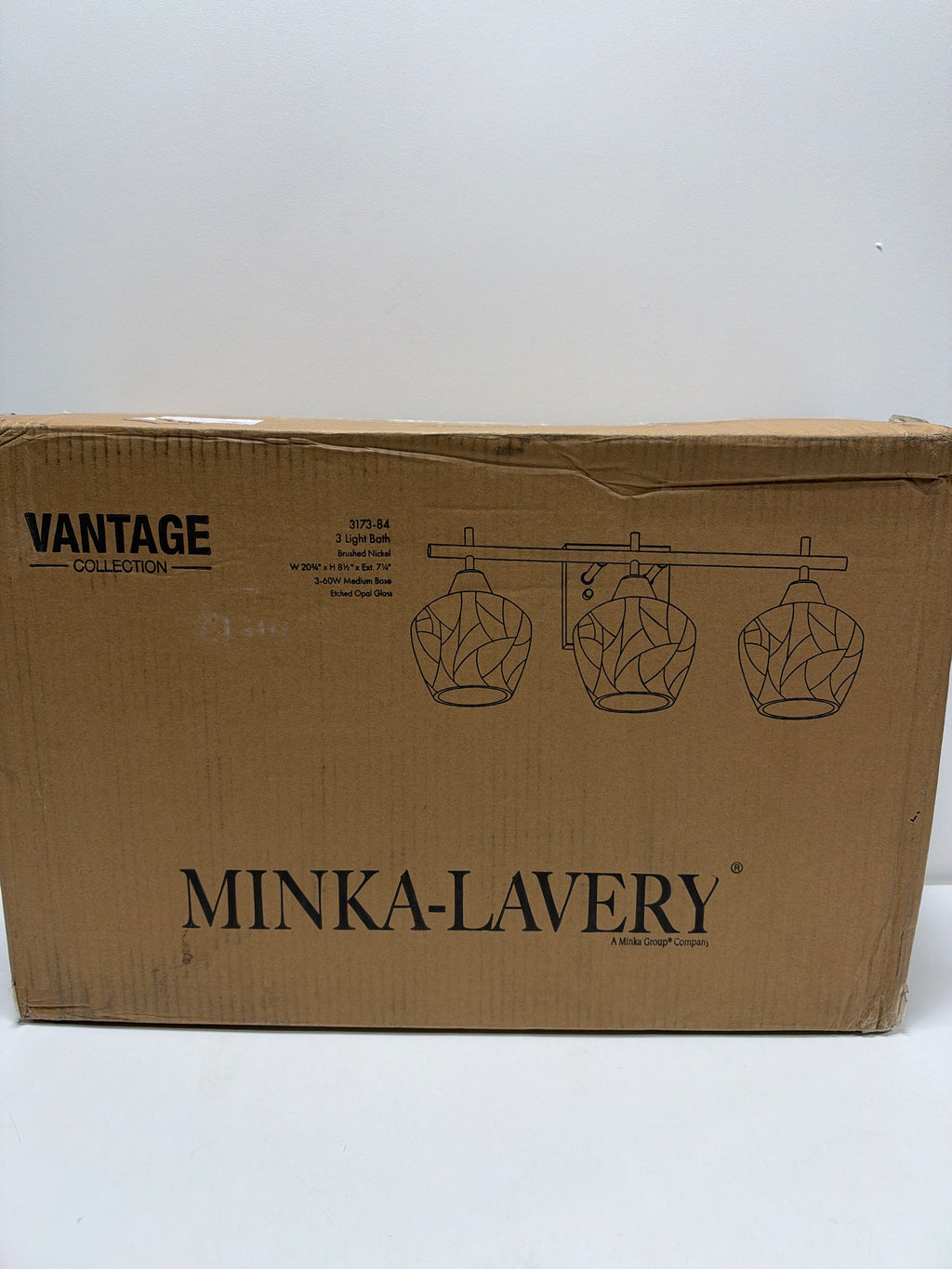 Minka Lavery Camrin 21 Inch Bath Vanity Light Camrin - 3173-84 - Transitional
