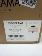 Crystorama Travis 12 Inch 2 Light Semi Flush Mount Travis - TRA-A3302-BF - Transitional