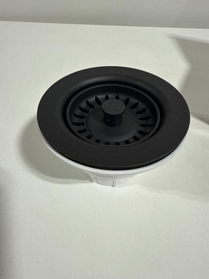 Elkay LKQS35 3-1/2" Basket Strainer Black