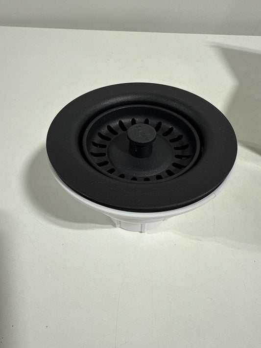 Elkay LKQS35 3-1/2" Basket Strainer Black