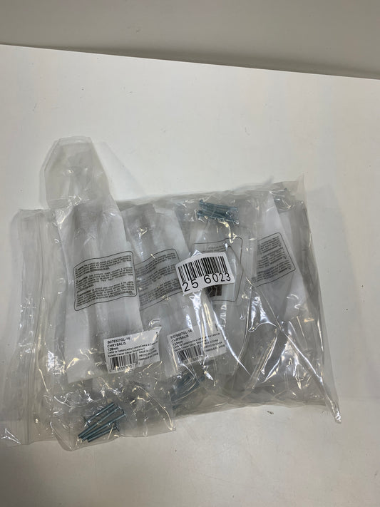 10 x Belwith Keeler Chrysalis 5-1/16~ Inch (128 mm) Center to Center Luxury Glam Glass Cabinet Handle / Drawer Pull with Wire Wrap Accent