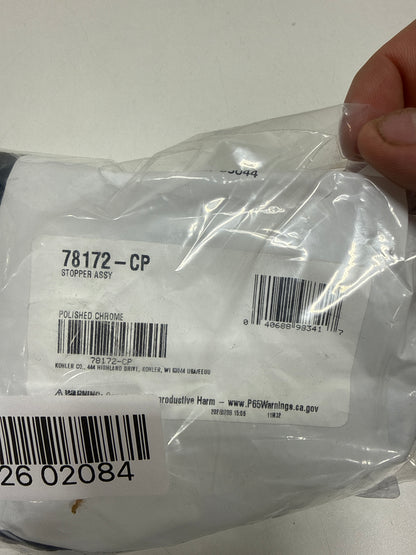 Kohler 78172-CP Stopper Assembly with Adjustable Stem