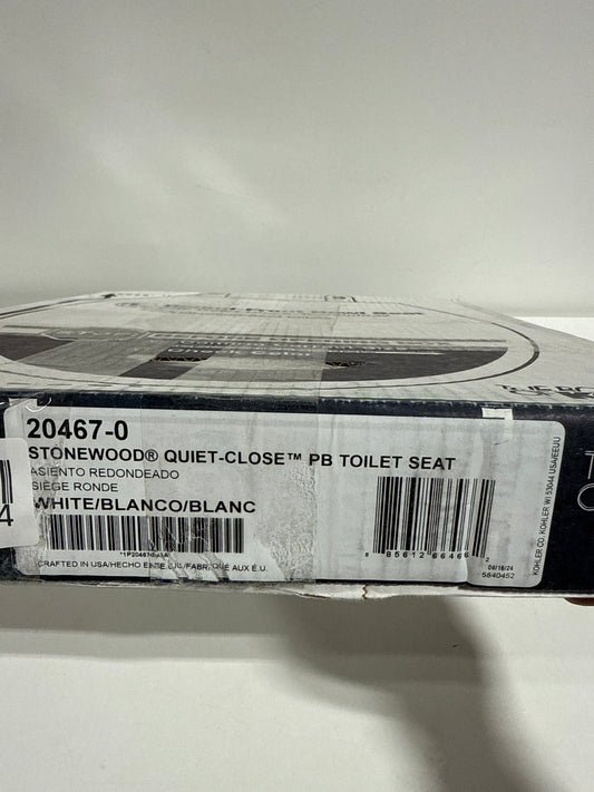 Stonewood Quiet-Close Round-front Toilet Seat