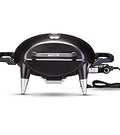 Vanston Outdoor Electric Barbecue Grill & Smoker Black - Great Small Spaces such as Patios Balconies and Decks 1500W