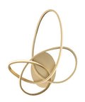 GEORGE KOVACS P5433-697-L Astor LED Wall Sconce, 1-Light, 24 Total Watts, 18.5-in H x 17-in W, Soft Gold