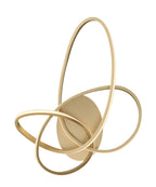 GEORGE KOVACS P5433-697-L Astor LED Wall Sconce, 1-Light, 24 Total Watts, 18.5-in H x 17-in W, Soft Gold