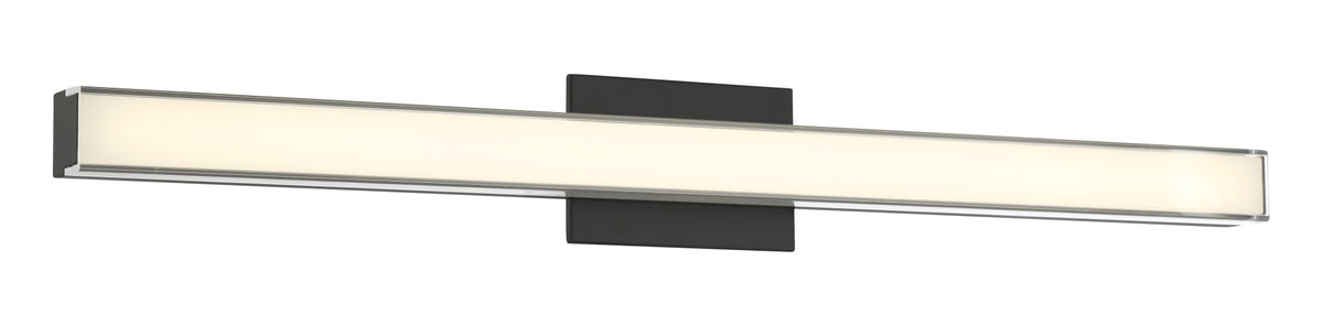 Minka Lavery 514-66A-L Vantage - 35W 1 LED Bath Vanity-4.75 Inches Tall and 36 Inches Wide, Finish Color: Coal