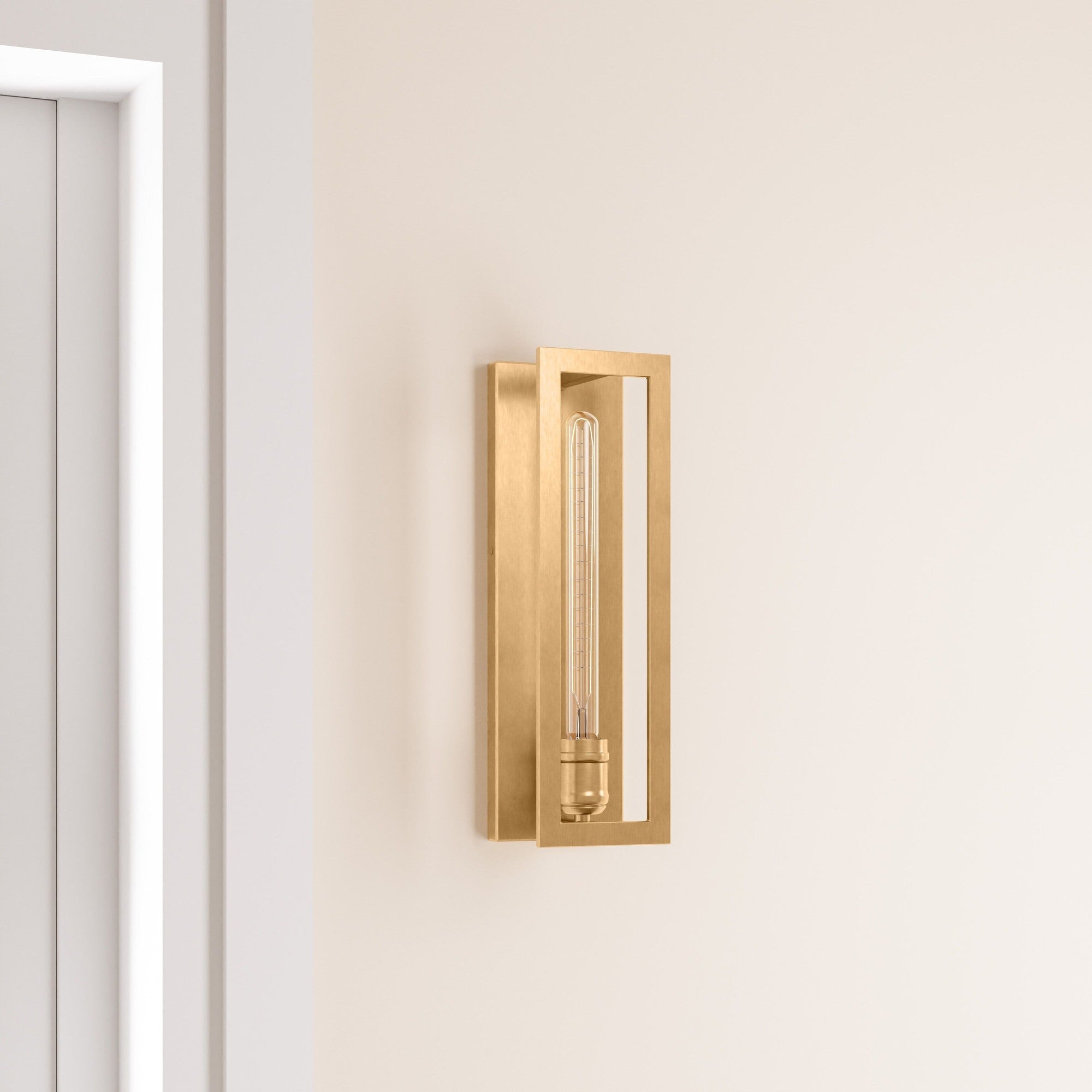 Brio Lighting Adelman 1 Light Wall Sconce - Gold Metal Frame