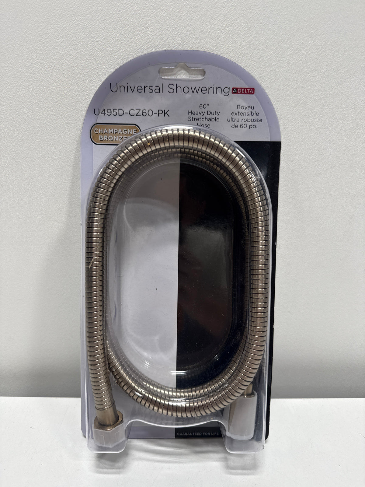 Delta U495D-60-PK Universal Showering Components 60-82" Stretchable Hand Shower Hose Champagne Bronze