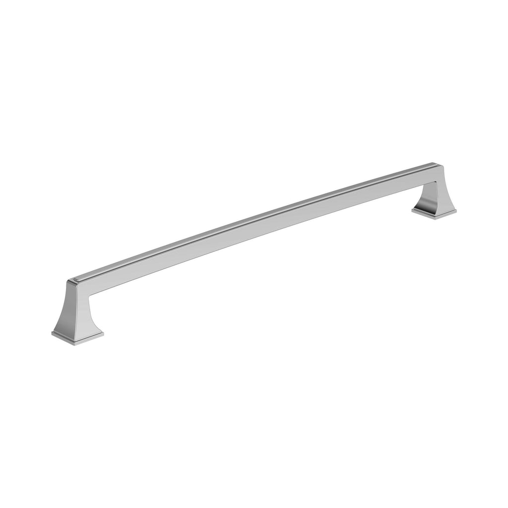 Amerock BP5353726 | Polished Chrome Cabinet Pull | 12-5/8 inch (320 mm) Center-to-Center Cabinet Handle | Mulholland |