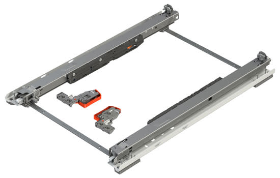 Blum 769R5337sf 18 135Lb Capacity Movento Waste Recycle Slides - *Tools Hardware & Misc