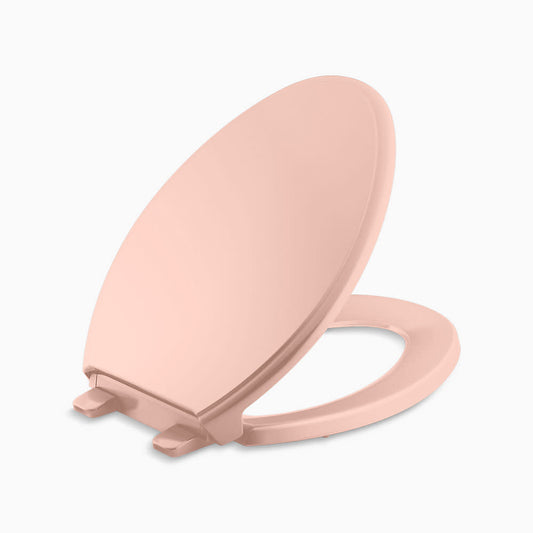 Kohler K-4733-V10 Glenbury Quiet Close Toilet Seat, Elongated, Peachblow